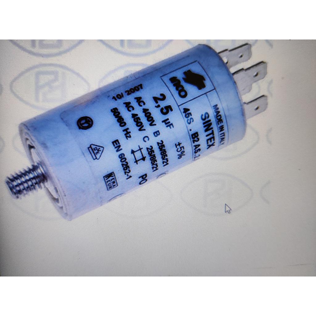 Condensador 6.3uF lavavajillas LP 770.3#RD#1380010063
